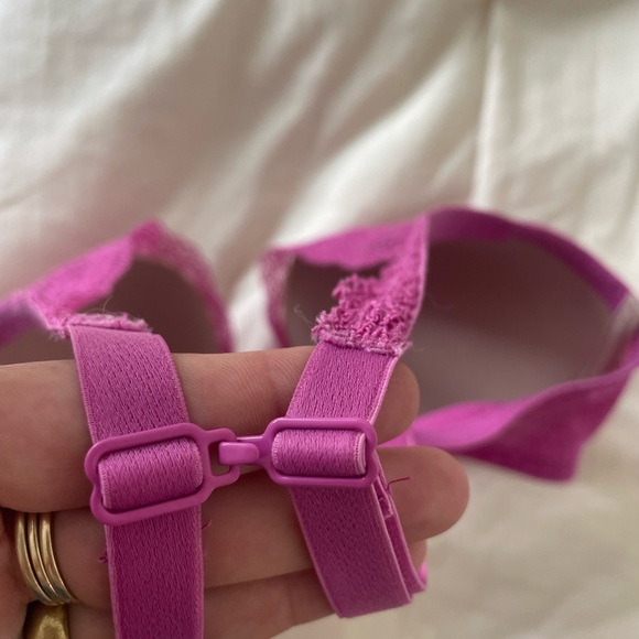 Natori pink lace bra 32DD - Picture 4 of 6